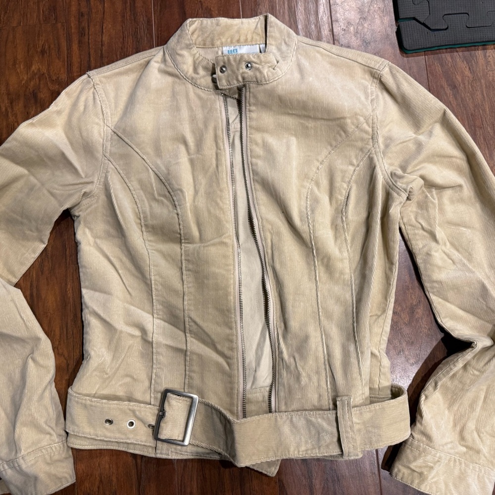 Jennifer Lopez Tan Utility Jacket